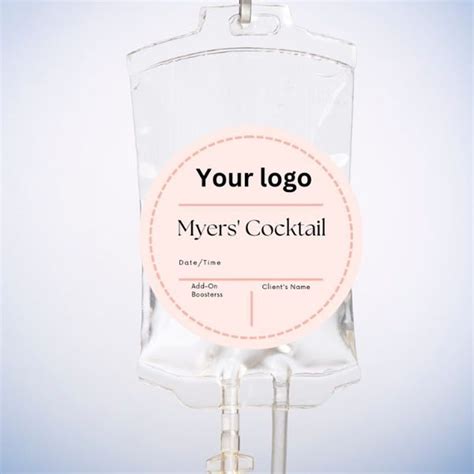 iv bag labels|custom iv bag labels.